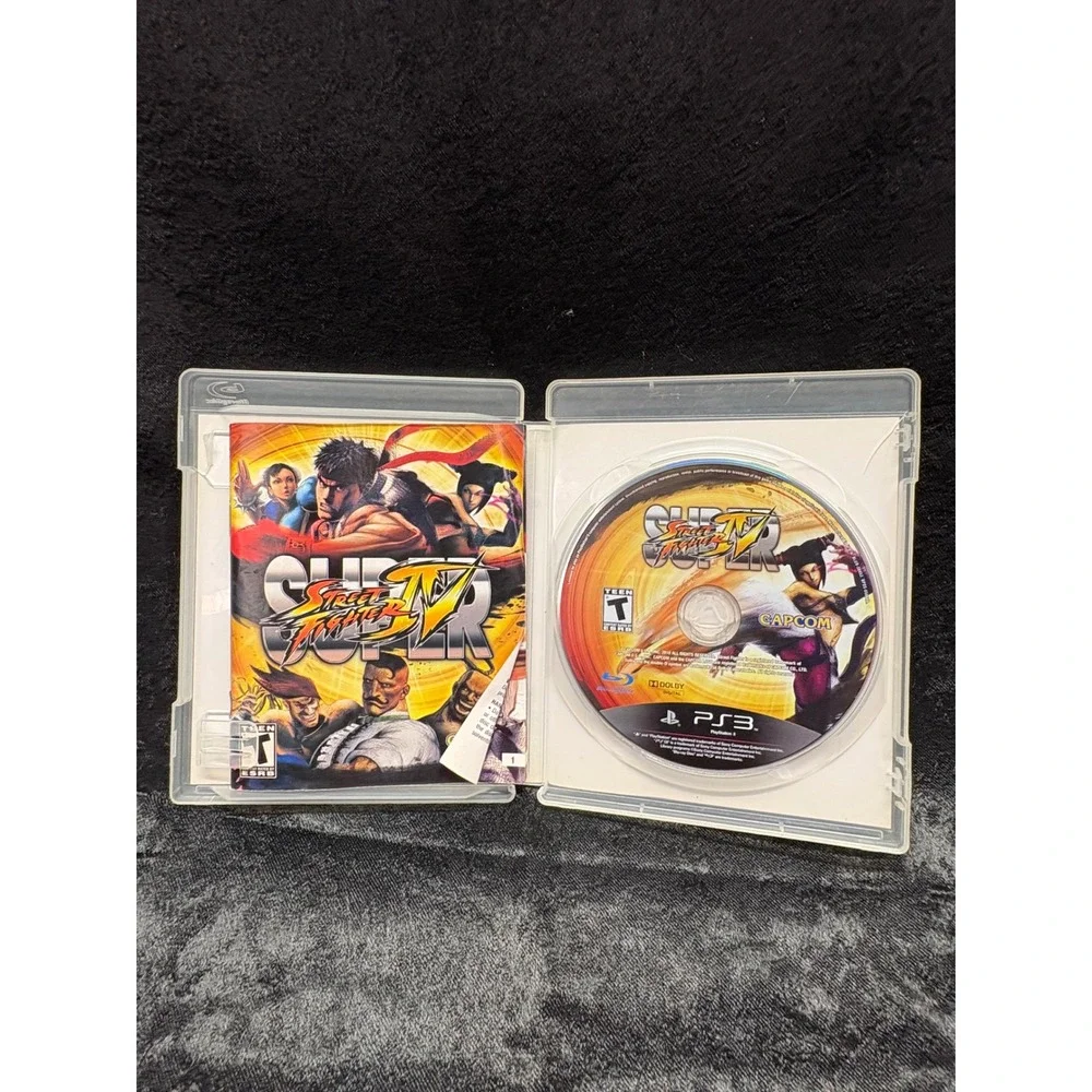Super Street Fighter IV Sony PS3 PlayStation 3 Capcom Fighting Game with Manual